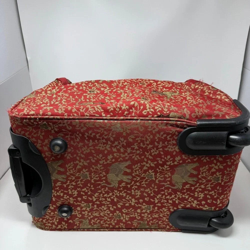 Rare American Flyer Luggage Budapest Personal Bag‎ Metalic Red Carry on
